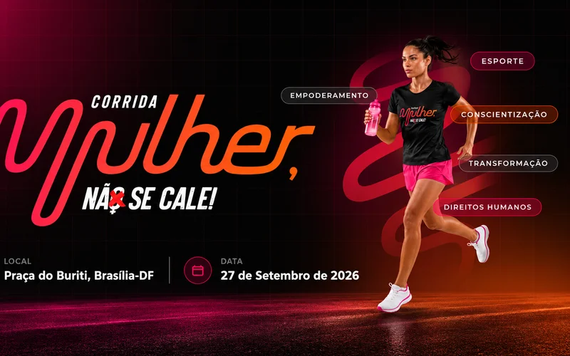 Arte de divulgação da corrida publicada pelo Eixo ao Quadrado²